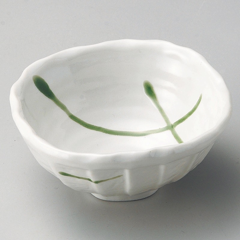 金正陶器 白釉織部流し36ケズリ鉢 1個（ご注文単位1個）【直送品】