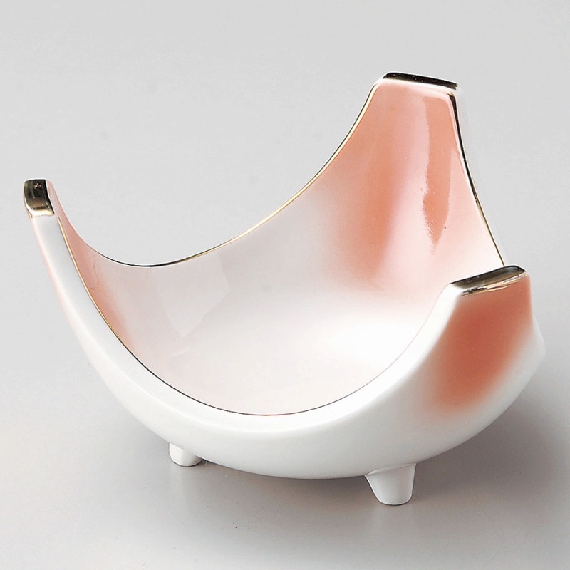 金正陶器 ピンク三ツ切3.6小鉢 1個（ご注文単位1個）【直送品】