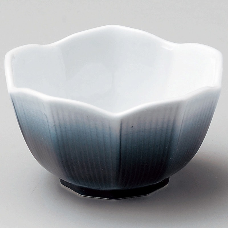 金正陶器 藍彩桔梗型小鉢（大） 1個（ご注文単位1個）【直送品】