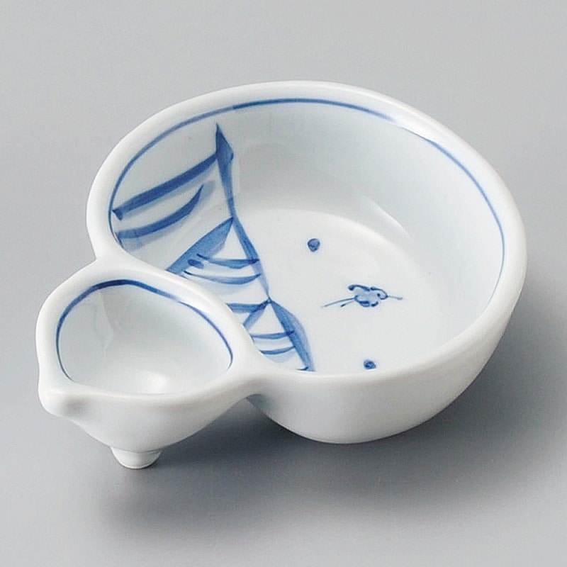 金正陶器 波千鳥瓢形小鉢 1個(ご注文単位1個)【直送品】