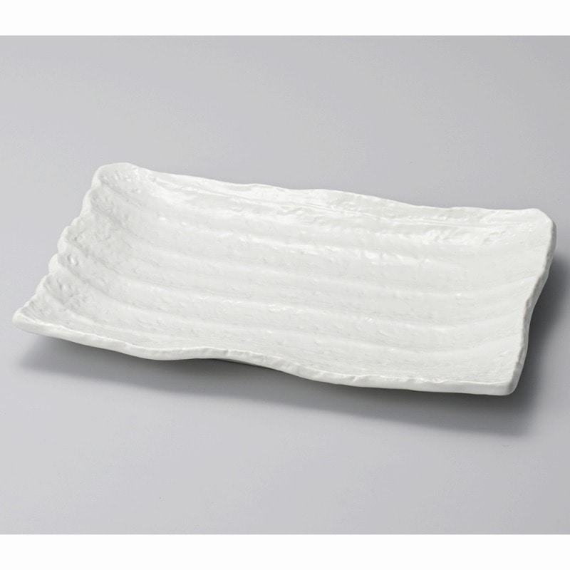 金正陶器 黒釉しのぎ大皿 1個(ご注文単位1個)【直送品】