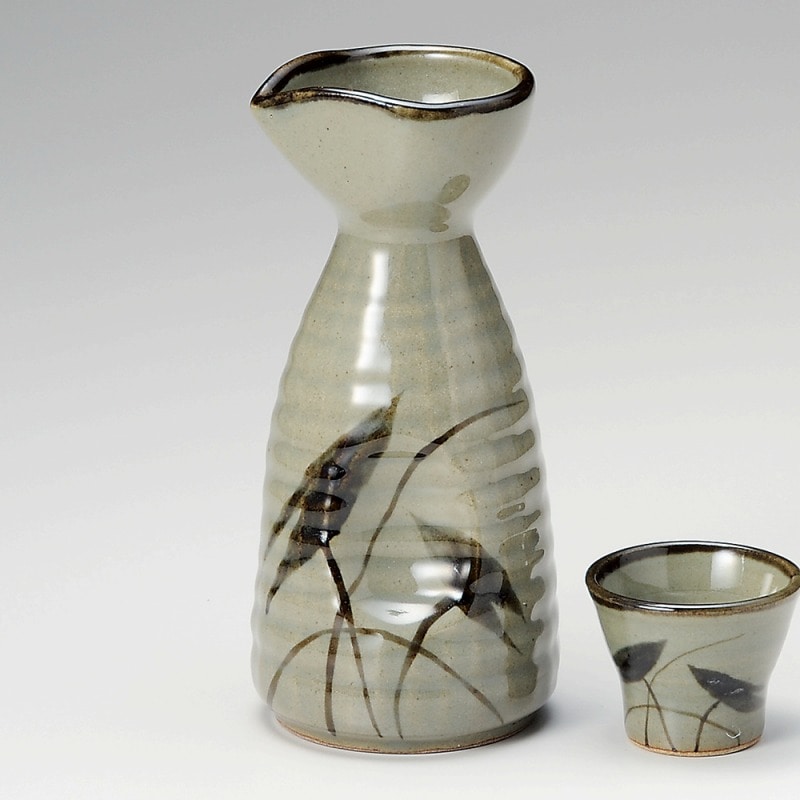 金正陶器 益子水草1号徳利 1個(ご注文単位1個)【直送品】