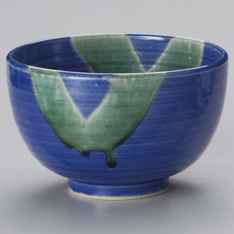 金正陶器 深海オリベ夏目4.8丼 1個(ご注文単位1個)【直送品】