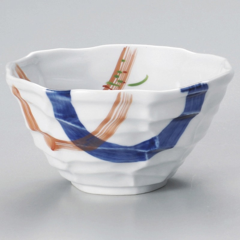 金正陶器 錦呉須刷毛八角大丼 1個(ご注文単位1個)【直送品】