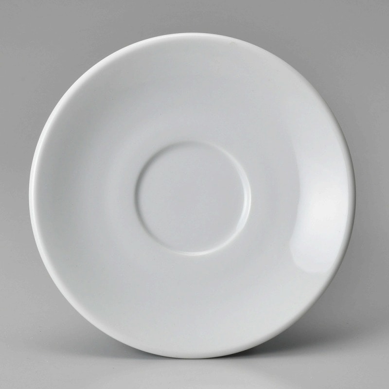 金正陶器 白 片手スープ受皿 1個(ご注文単位1個)【直送品】