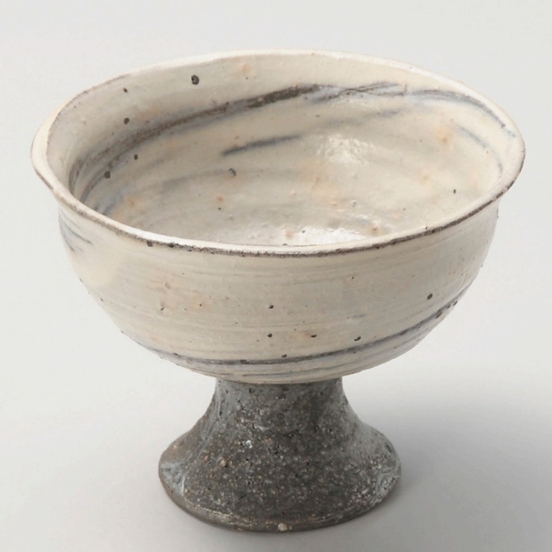 金正陶器 白刷毛目高台小鉢 1個(ご注文単位1個)【直送品】