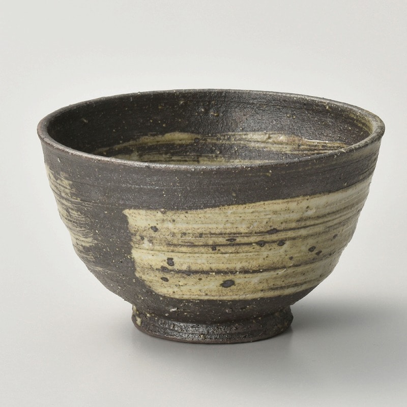 金正陶器 灰刷毛目飯碗 1個（ご注文単位1個）【直送品】
