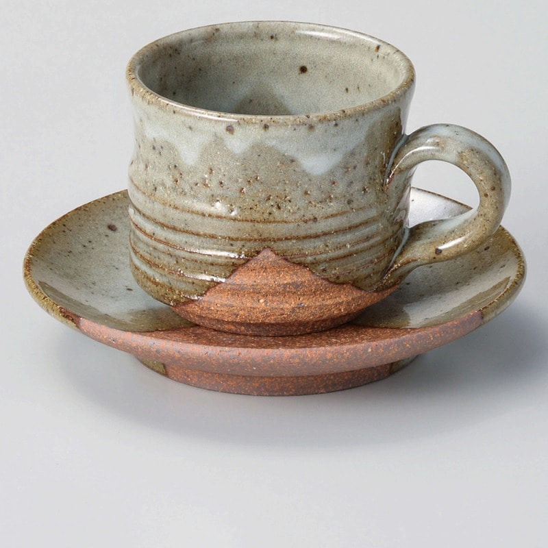 金正陶器 掛分け切立コーヒー皿 1個 ※ソーサー単品のみ(ご注文単位1個)【直送品】