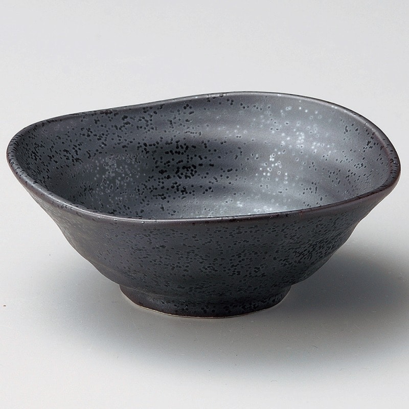 金正陶器 いぶし三角4.0鉢 1個(ご注文単位1個)【直送品】