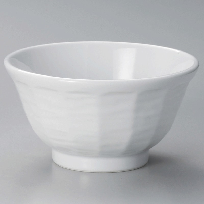 金正陶器 白6.3けずり丼 1個(ご注文単位1個)【直送品】