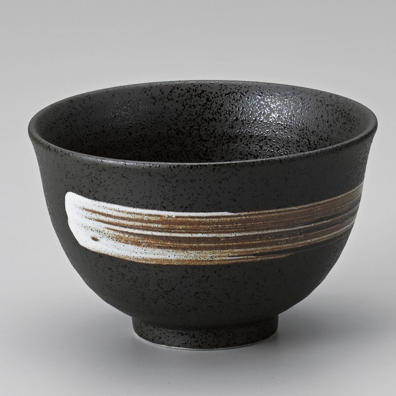 金正陶器 白ハケ天目反タモリ碗 1個(ご注文単位1個)【直送品】