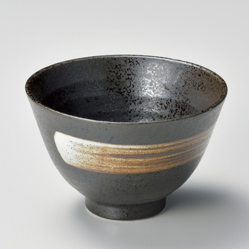 金正陶器 白刷毛天目平成茶漬 1個(ご注文単位1個)【直送品】