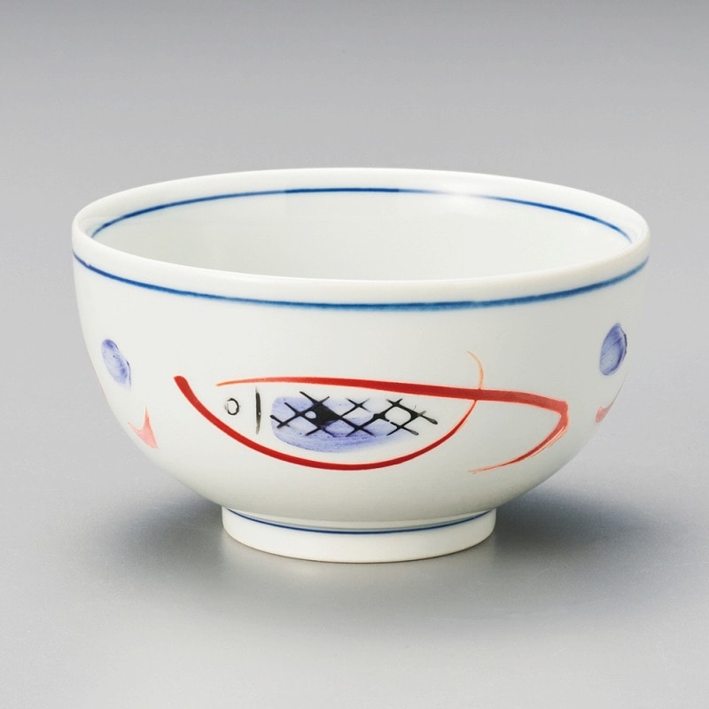 金正陶器 手描き魚紋多用碗 1個(ご注文単位1個)【直送品】