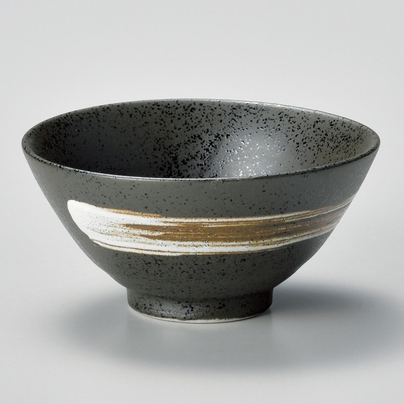 金正陶器 白刷毛天目平成茶碗 1個（ご注文単位1個）【直送品】