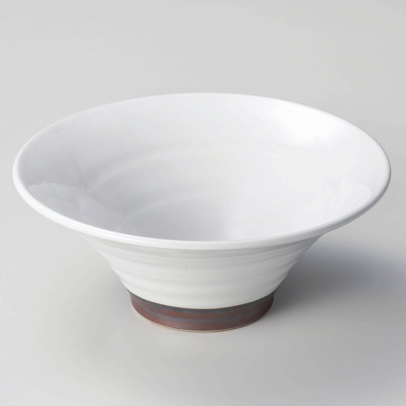 金正陶器 白うのふ反高台7.0丼 1個(ご注文単位1個)【直送品】