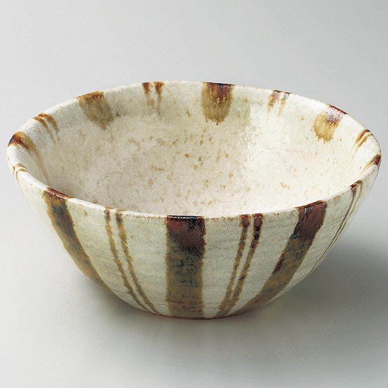 金正陶器 白砂錆十草5.5鉢 1個(ご注文単位1個)【直送品】