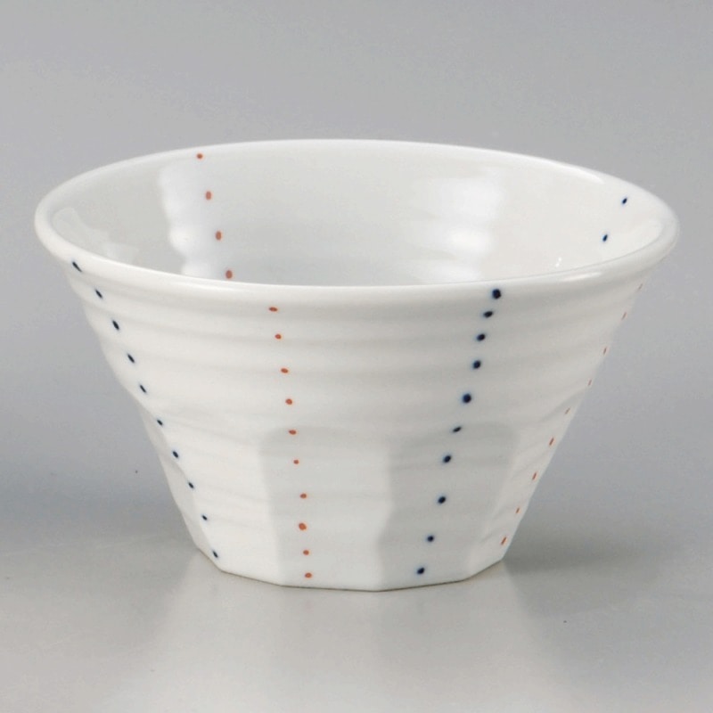 金正陶器 二色ドット削り5.5丼 1個（ご注文単位1個）【直送品】