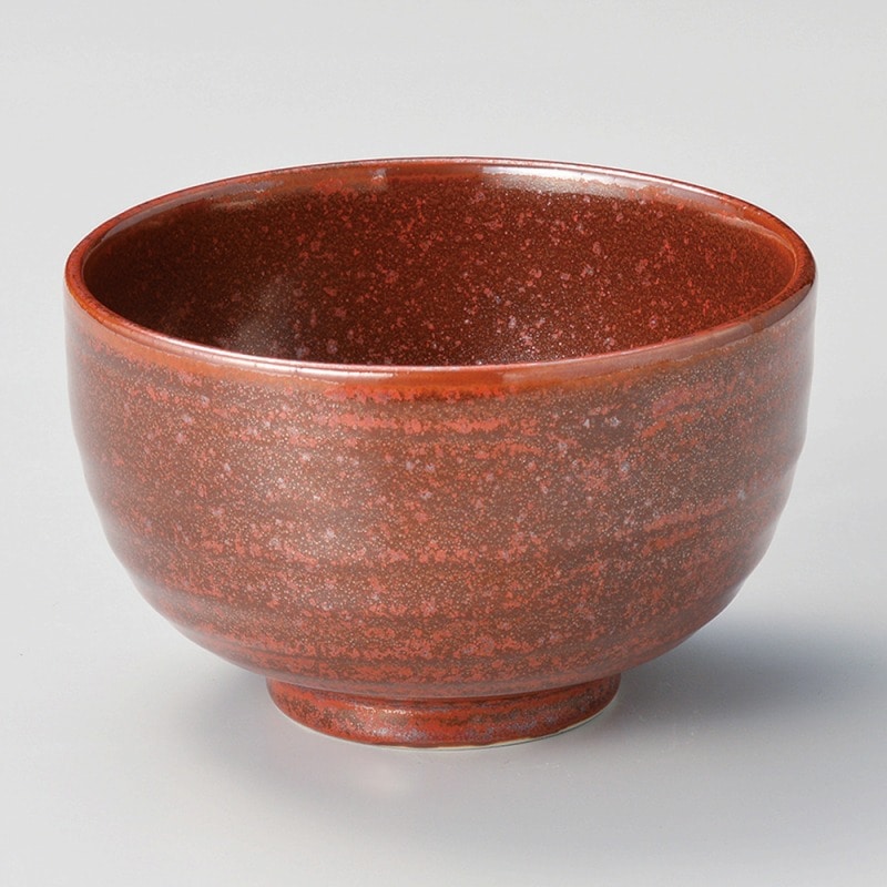 金正陶器 赤釉4.5夏目丼 1個(ご注文単位1個)【直送品】