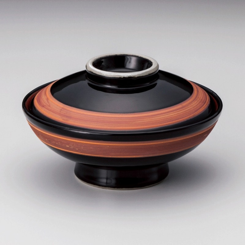 金正陶器 春慶6.0平蓋丼(身) 1個(ご注文単位1個)【直送品】