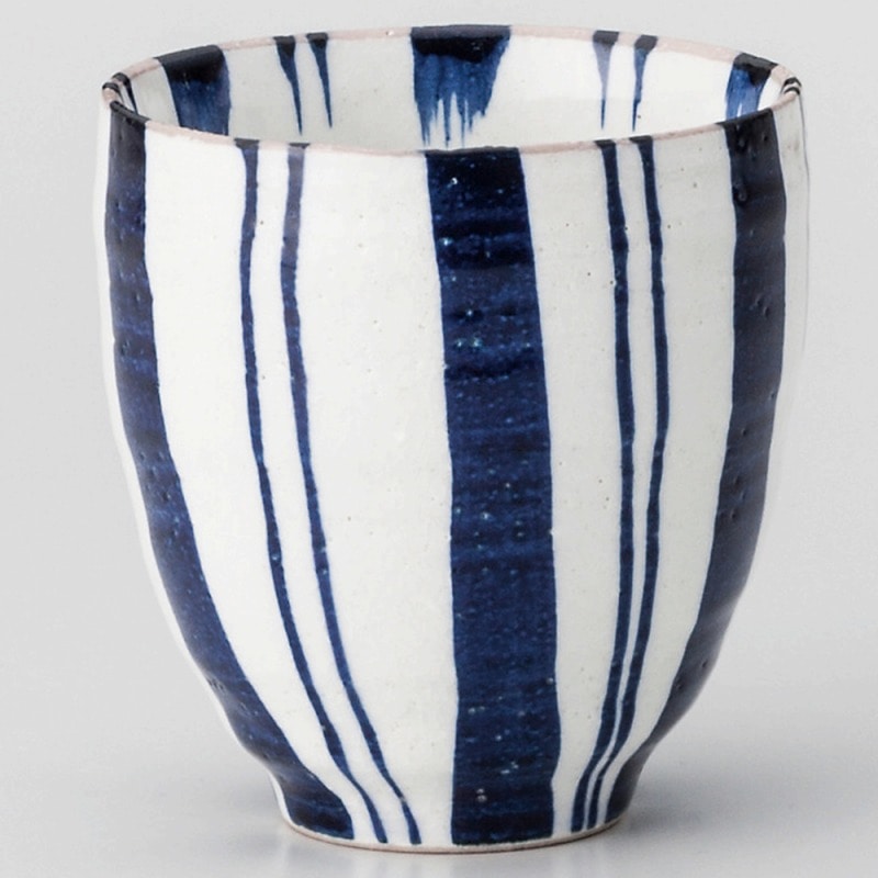 金正陶器 粉引ゴス十草湯呑 1個（ご注文単位1個）【直送品】