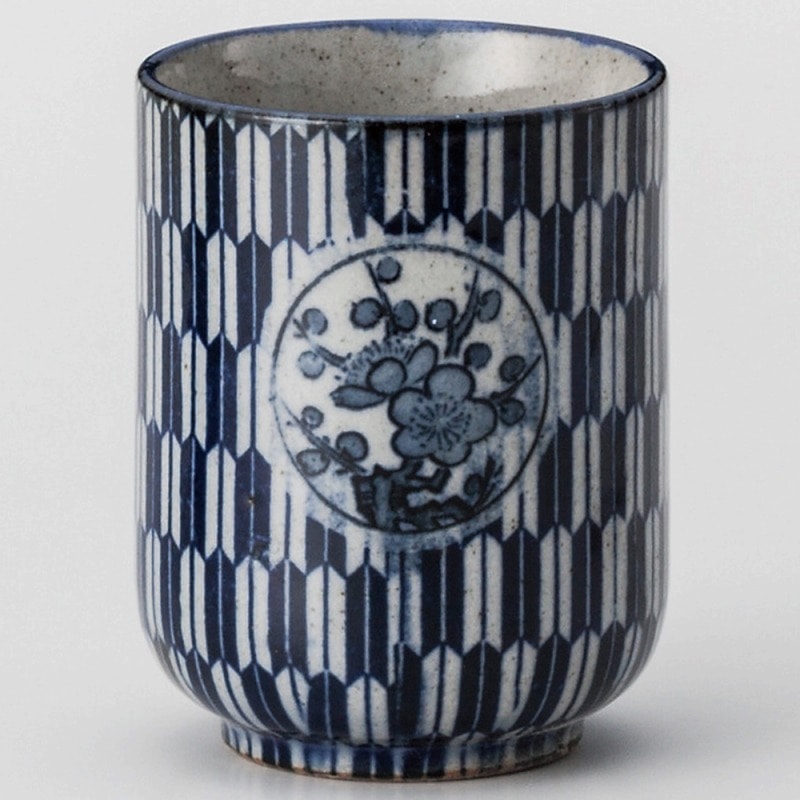 金正陶器 矢がすり湯呑 1個（ご注文単位1個）【直送品】