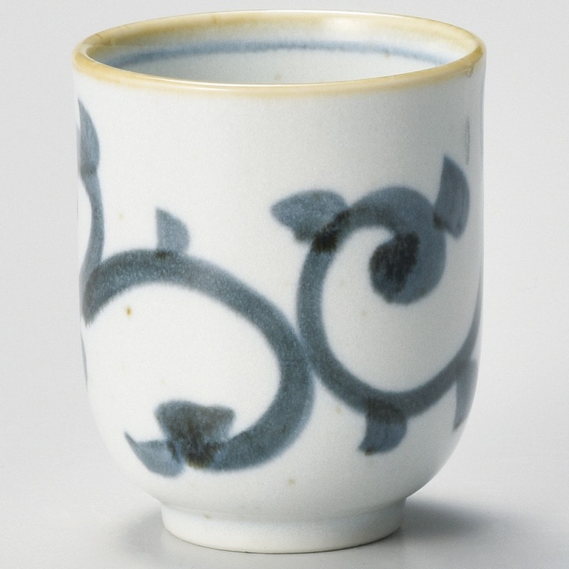 金正陶器 うのふ唐草 湯呑 1個（ご注文単位1個）【直送品】