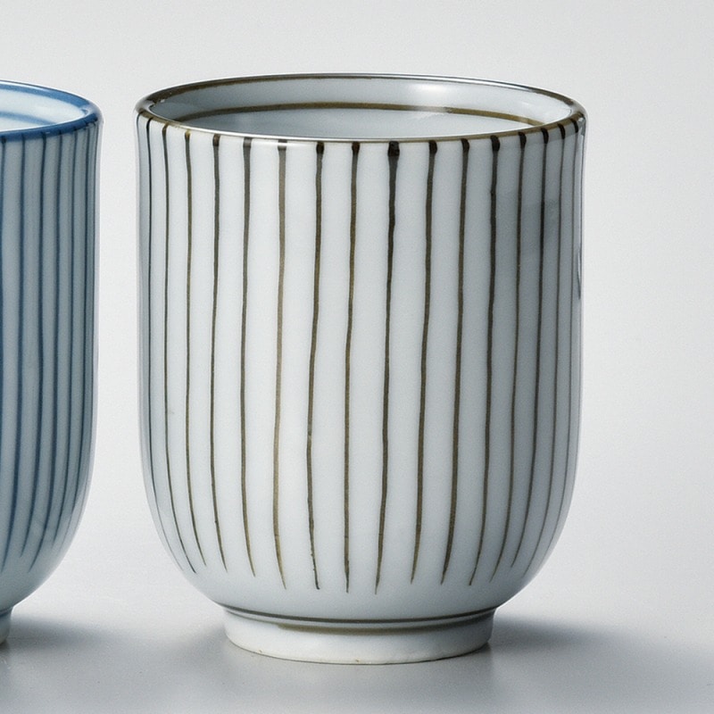 金正陶器 錆細十草 湯呑 1個（ご注文単位1個）【直送品】