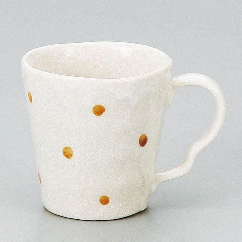 金正陶器 志野ドット錆クラフトマグ 1個（ご注文単位1個）【直送品】