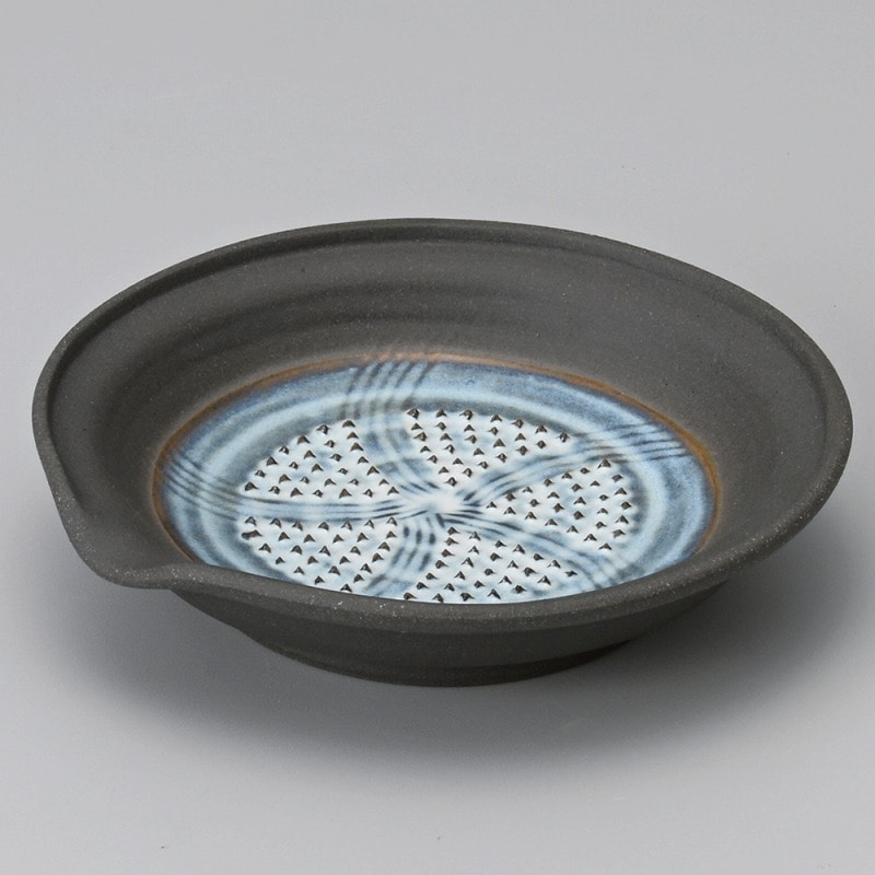 金正陶器 均窯片口おろし皿 1個(ご注文単位1個)【直送品】