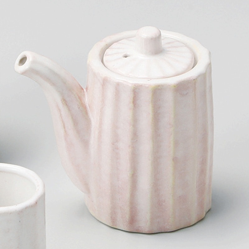 金正陶器 しのぎカスター 粉引 醤油差(小) 1個(ご注文単位1個)【直送品】