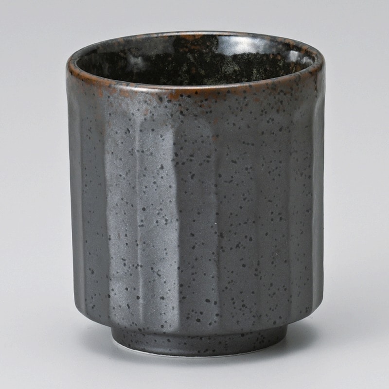 金正陶器 蒼月しのぎ湯呑 1個(ご注文単位1個)【直送品】