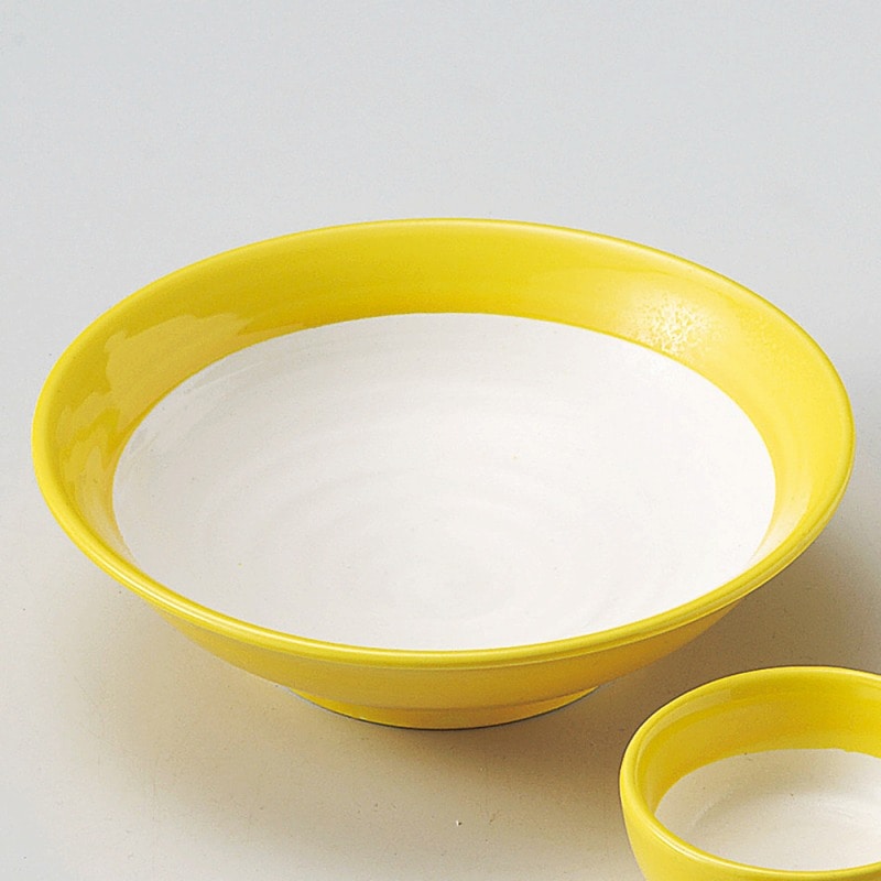 金正陶器 黄白刺身鉢 1個(ご注文単位1個)【直送品】