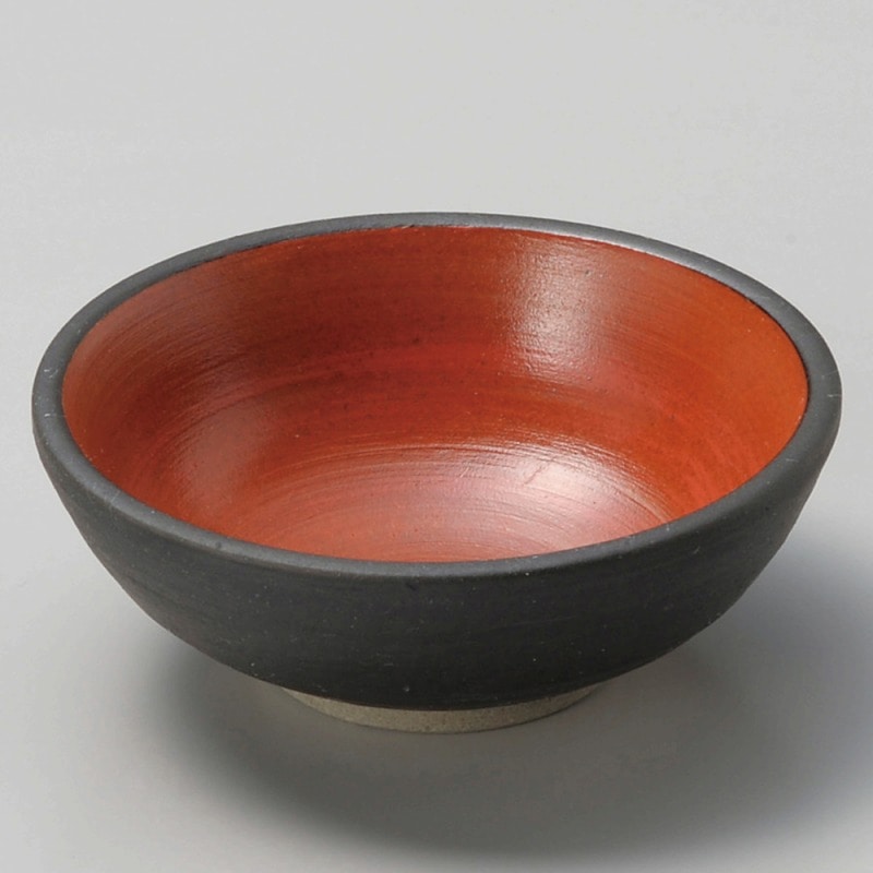 金正陶器 黒塗内朱3.0鉢 1個（ご注文単位1個）【直送品】