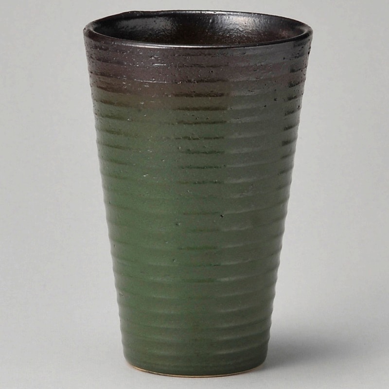 金正陶器 ふかみどり ビアカップ(大) 1個(ご注文単位1個)【直送品】