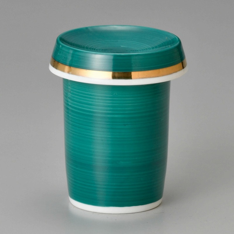 金正陶器 グリーン巻ひれ酒 1個(ご注文単位1個)【直送品】