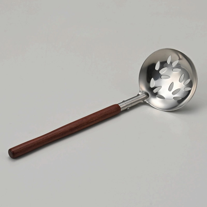 金正陶器 ステンレス・お玉（柄茶）穴有り 1個（ご注文単位1個）【直送品】