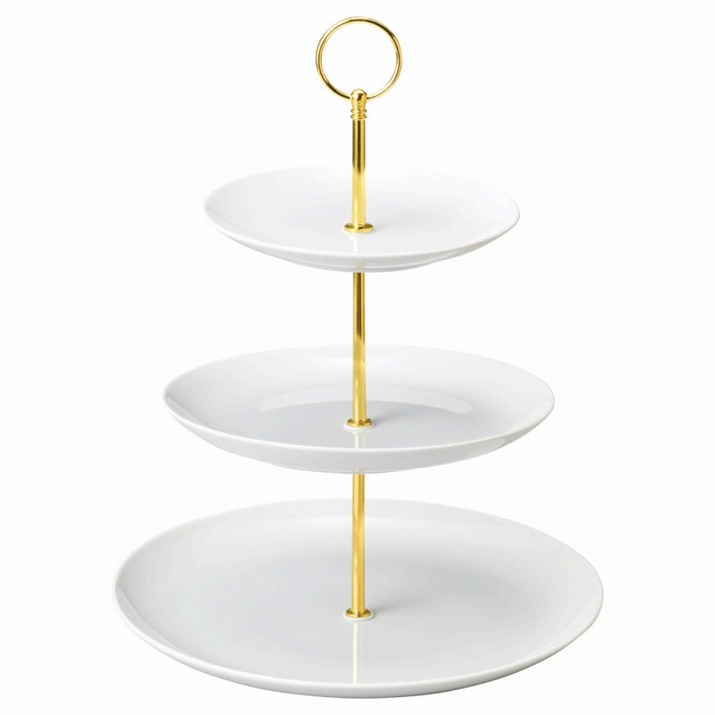 金正陶器 3段デコスタンド 1個（ご注文単位1個）【直送品】