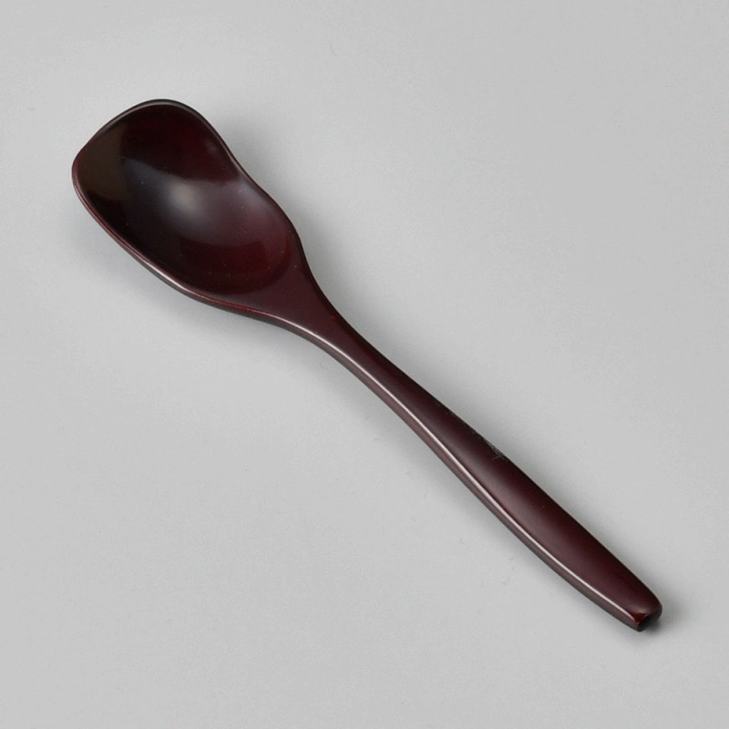 金正陶器 本漆アイスクリームスプーン（溜） 1個（ご注文単位1個）【直送品】