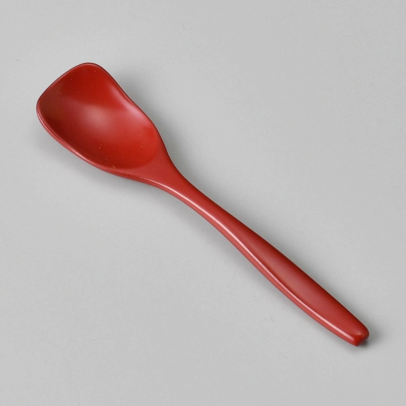 金正陶器 本漆アイスクリームスプーン（朱） 1個（ご注文単位1個）【直送品】