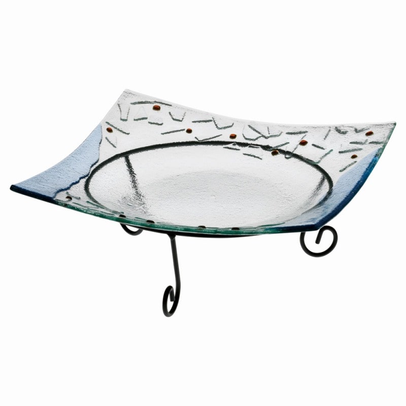 金正陶器 スタンド付オードブル皿正角 1個(ご注文単位1個)【直送品】