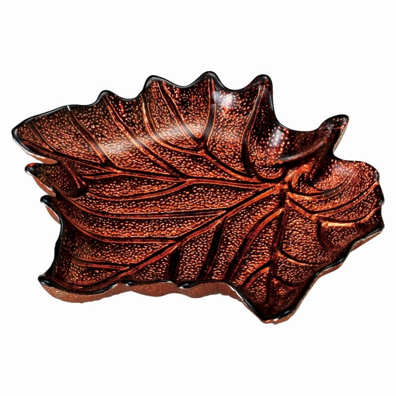 金正陶器 プラタナス琥珀皿 1個(ご注文単位1個)【直送品】