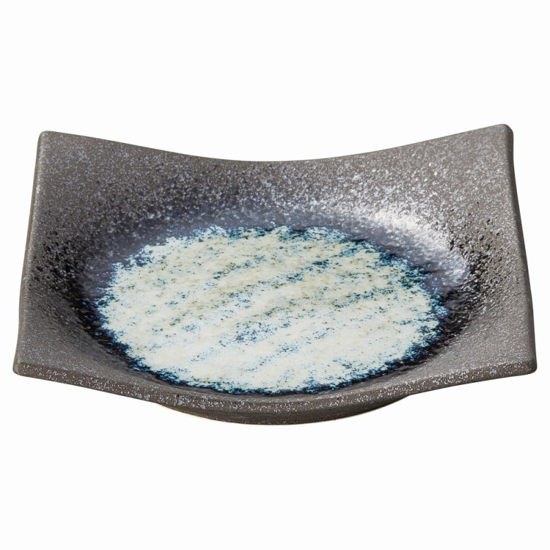 金正陶器 悠久夜霧 手引正角4.5皿 1個(ご注文単位1個)【直送品】