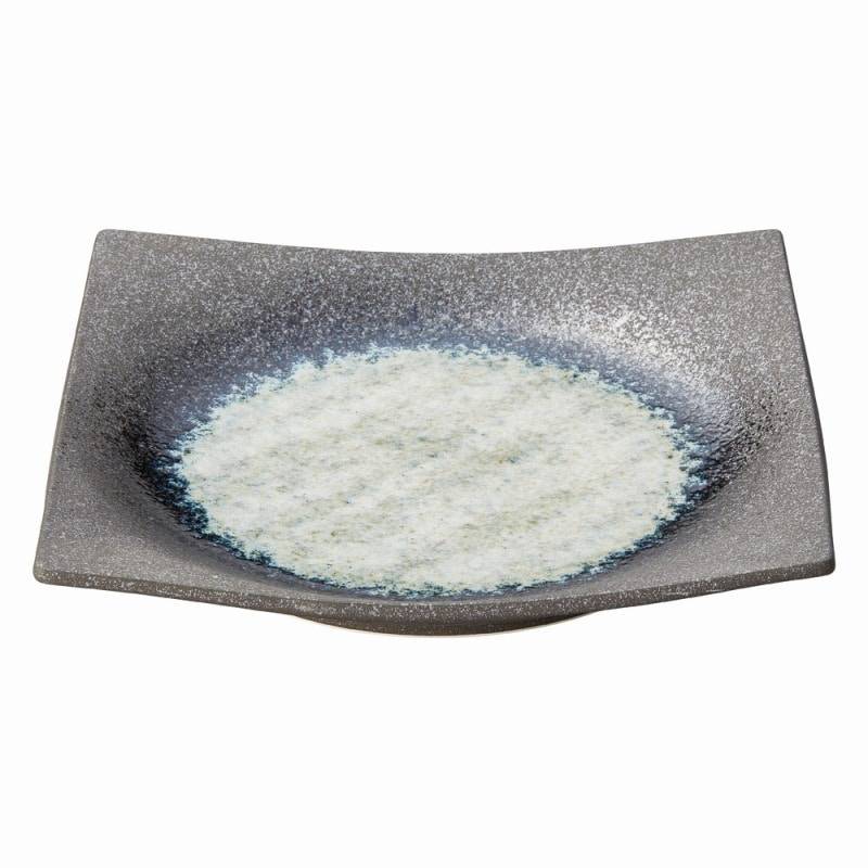 金正陶器 悠久夜霧 手引正角7.5皿 1個(ご注文単位1個)【直送品】