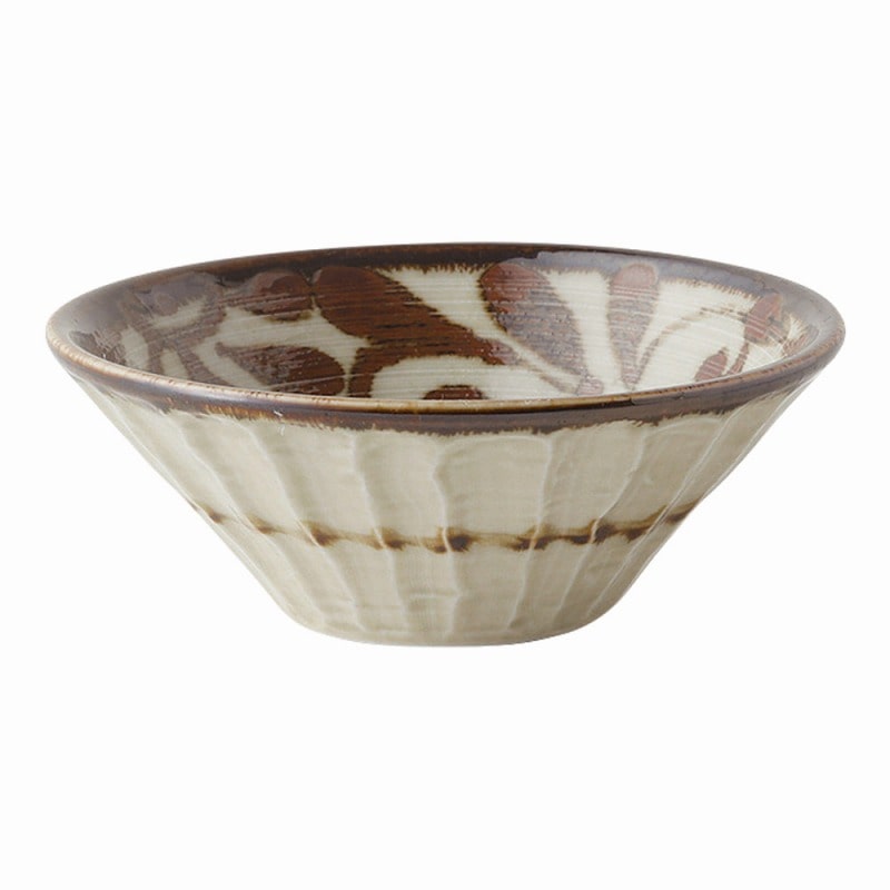 金正陶器 琉球サビ唐草しのぎ深鉢 中 1個(ご注文単位1個)【直送品】