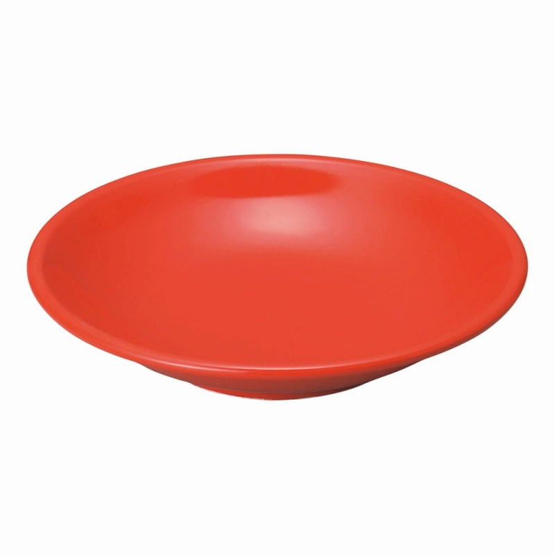 金正陶器 豊明赤釉8.0深皿 1個（ご注文単位1個）【直送品】