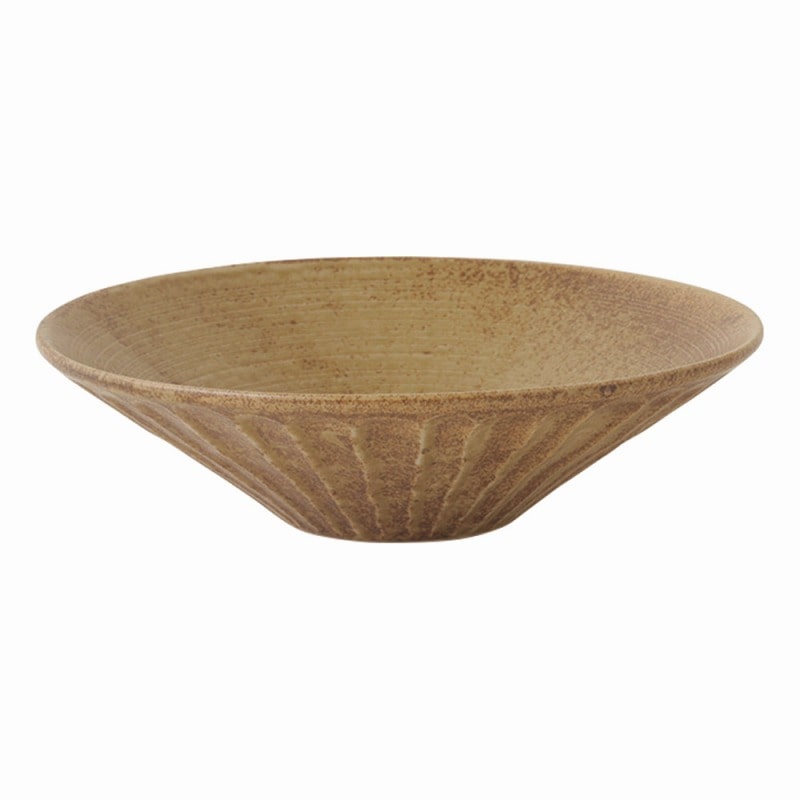 金正陶器 わび 朽葉しのぎ浅鉢 中 1個(ご注文単位1個)【直送品】