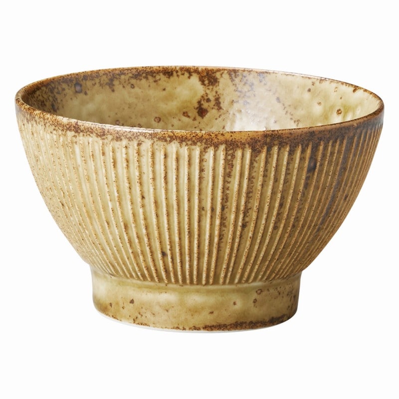 金正陶器 わび 朽葉千段くらわんか4.0飯碗 1個（ご注文単位1個）【直送品】