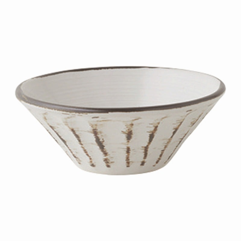 金正陶器 錆粉引しのぎ深鉢 小 1個(ご注文単位1個)【直送品】