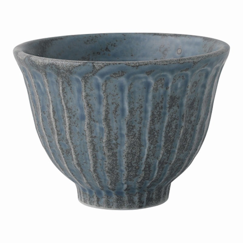 金正陶器 わび 紺ねずしのぎ小丼 1個(ご注文単位1個)【直送品】