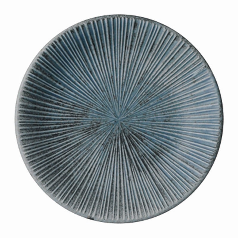 金正陶器 わび 紺ねず千段4.0皿 1個（ご注文単位1個）【直送品】